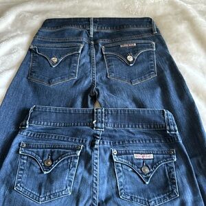 Two Hudson long jeans ,
